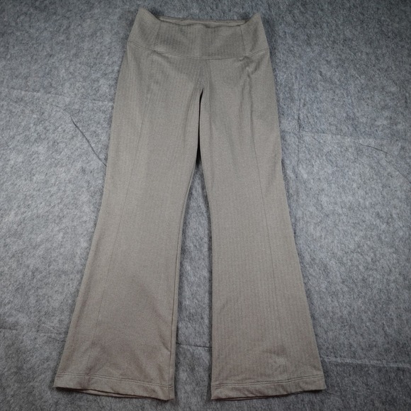 Athleta Pants - Athleta Pant Women Medium Brown Delancey Herringbone Flare Stretch Athleisure